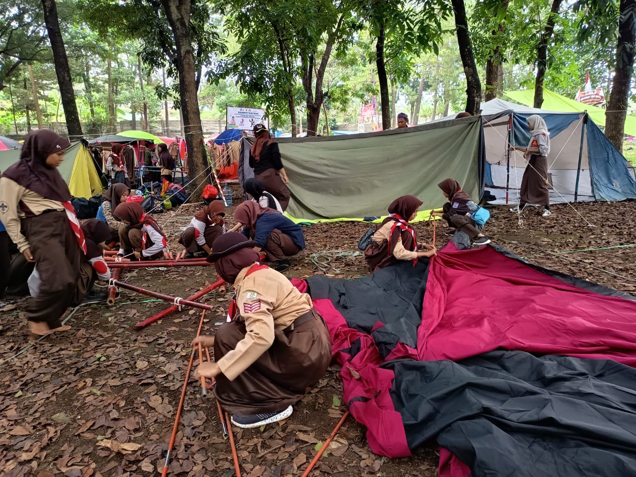 Pendirian Tenda